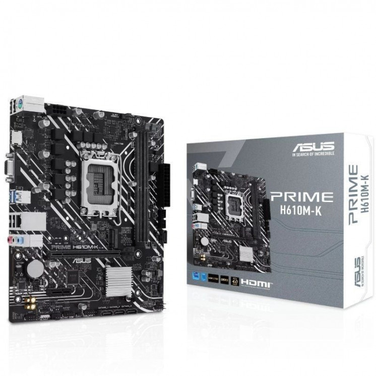 Placa base asus prime h610m-k socket 1700/ micro atx