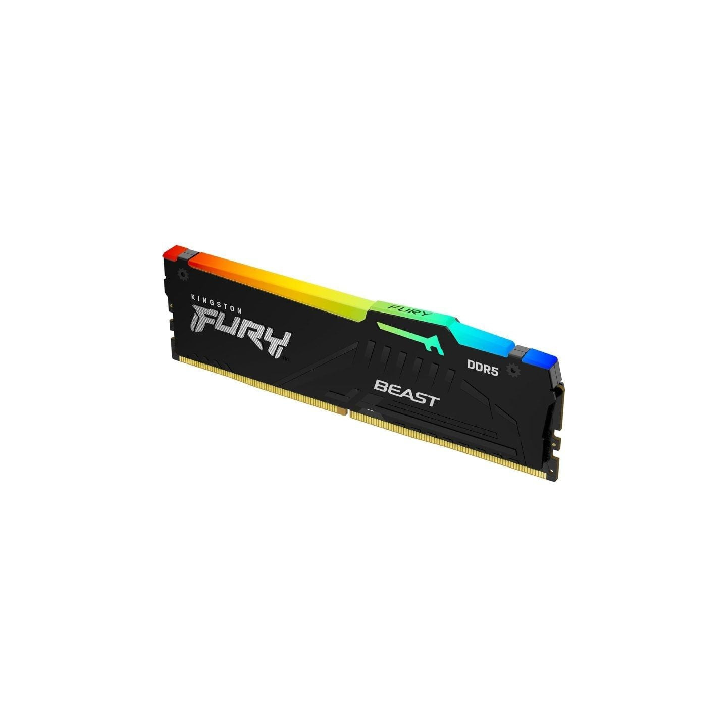 Memoria ram kingston fury beast rgb 16gb/ ddr5/ 6000mhz/ 1.4v/ cl30/ dimm