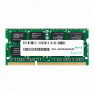 Memoria ram apacer 8gb/ ddr3l/ 1600mhz/ 1.35v/ cl11/ sodimm