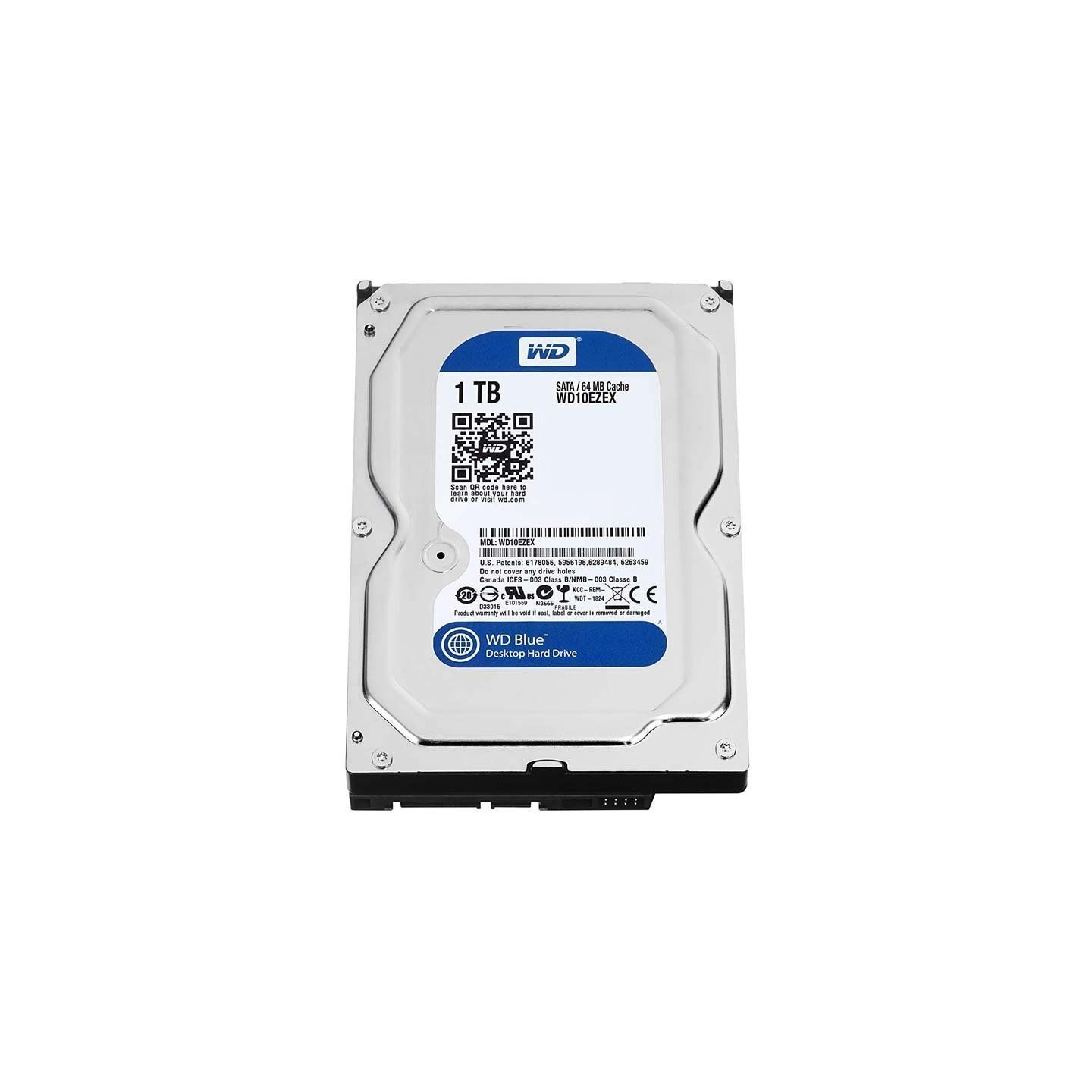 Disco duro western digital caviar blue 1tb/ 3.5'/ sata iii/ 64mb