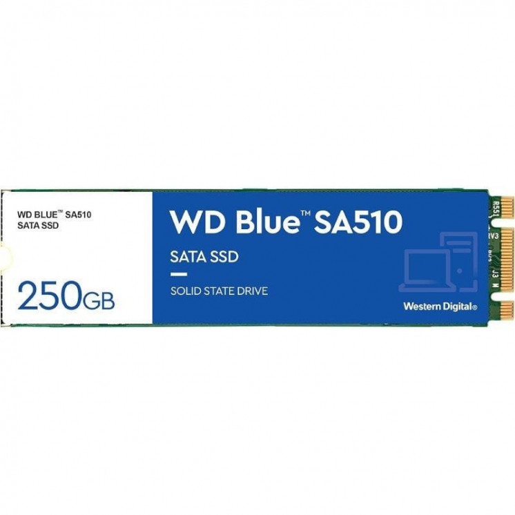 Disco ssd western digital wd blue sa510 250gb/ m.2 2280