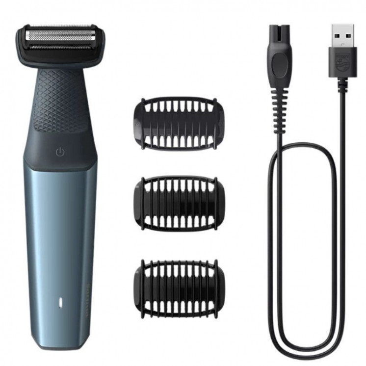 Afeitadora philips bodygroom series 3000 bg3027/ con batería/ 3 accesorios