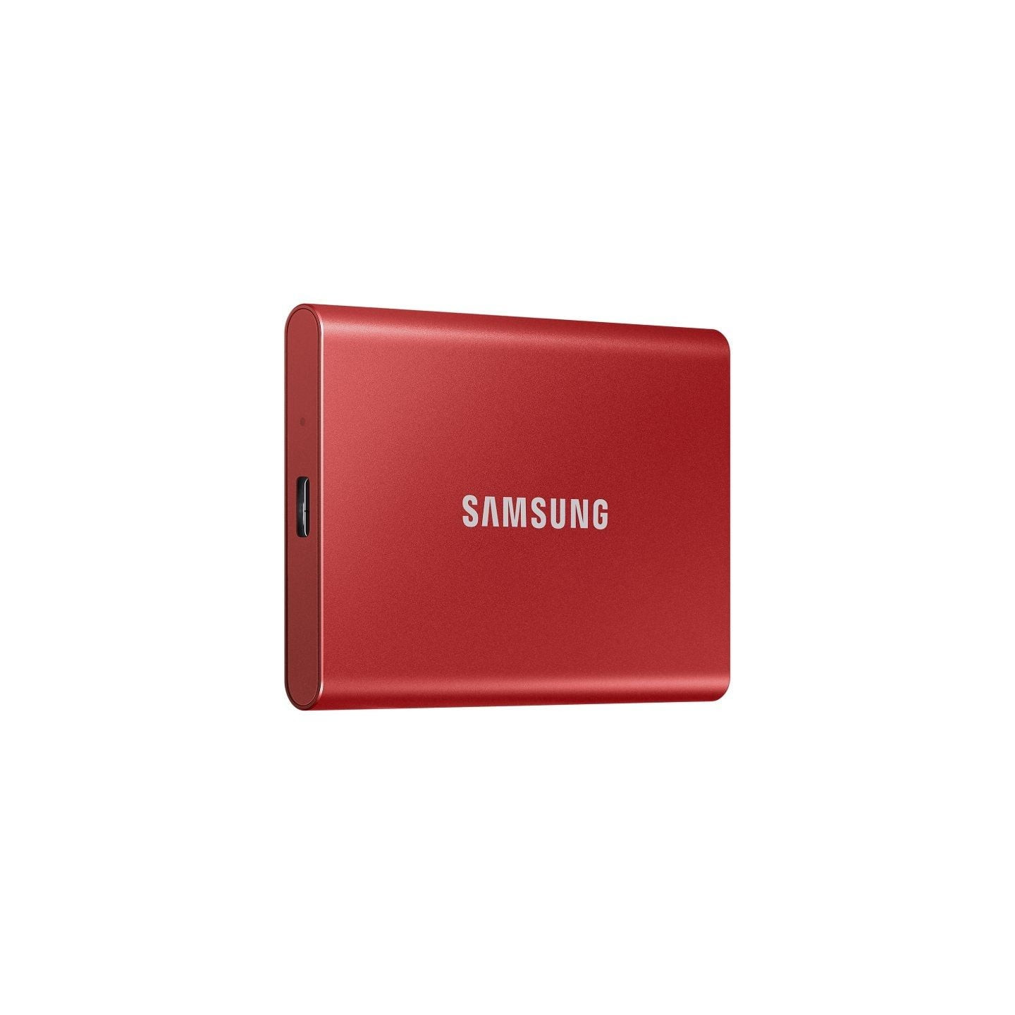 Disco externo ssd samsung portable t7 1tb/ usb 3.2/ rojo