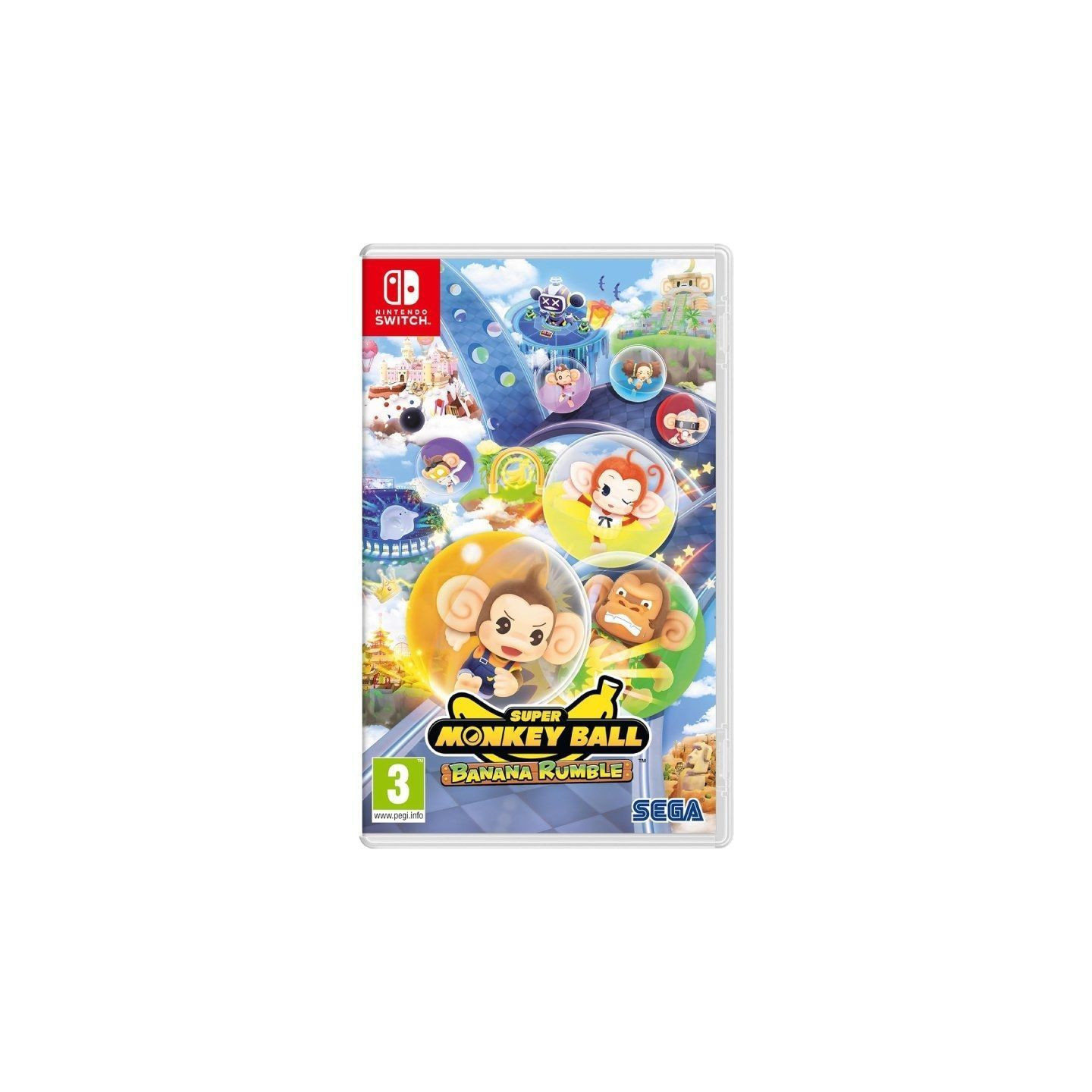 Juego para consola nintendo switch super monkey ball: banana rumble