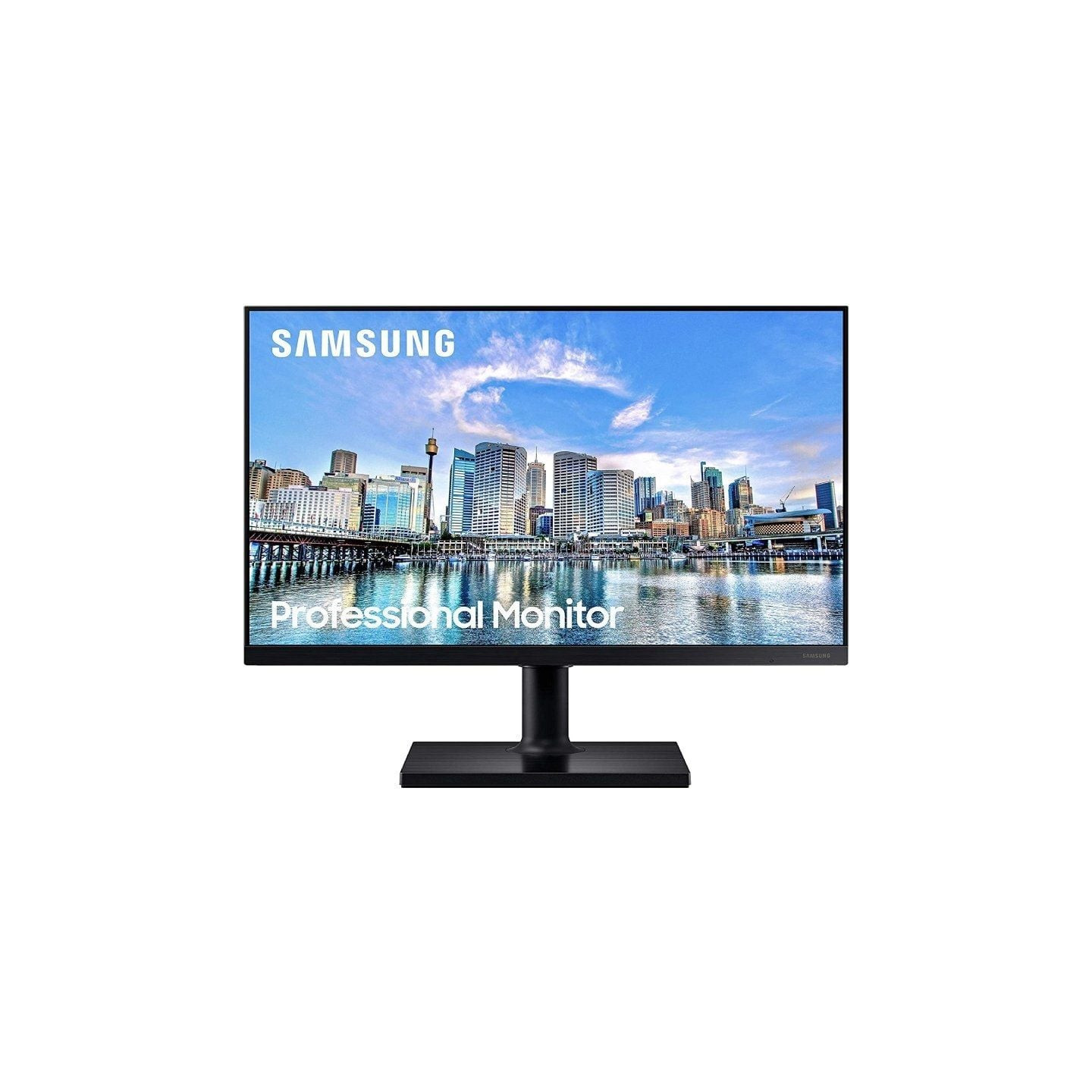 Monitor profesional samsung lf24t450fqr 24'/ full hd/ regulable en altura/ negro