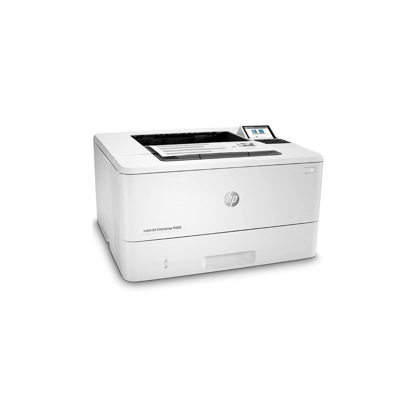 Impresora Láser Monocromo HP Laserjet Enterprise M406DN Dúplex/ Blanca