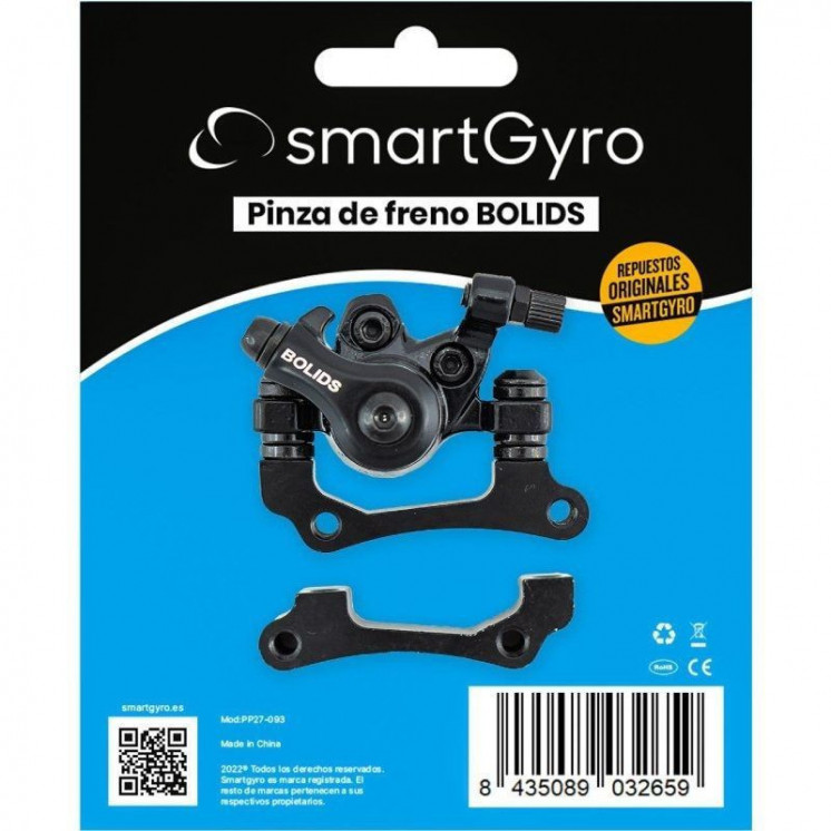 Pinza de freno para patinetes eléctricos smartgyro bolids pp27-093/ compatible con speedway / rockway y crossover