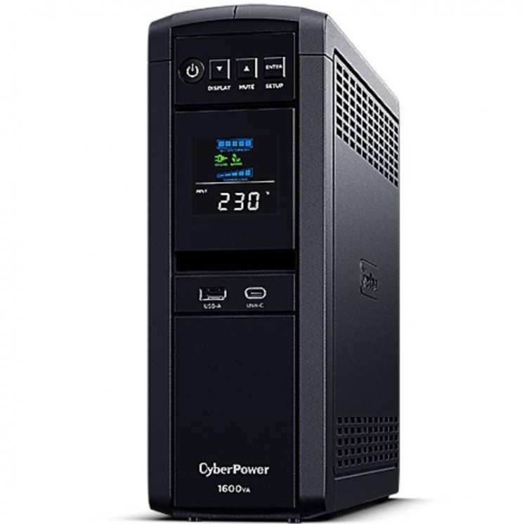 Sai línea interactiva cyberpower cp1600epfclcd/ 1600va-1000w/ 6 salidas/ formato torre