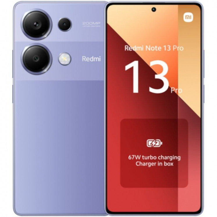 Smartphone xiaomi redmi note 13 pro nfc 12gb/ 512gb/ 6.67'/ purpura