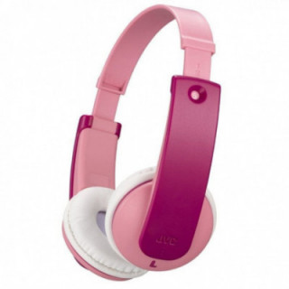 Auriculares infantiles inalámbricos jvc tinyphone ha-kd10w/ bluetooth/ rosas