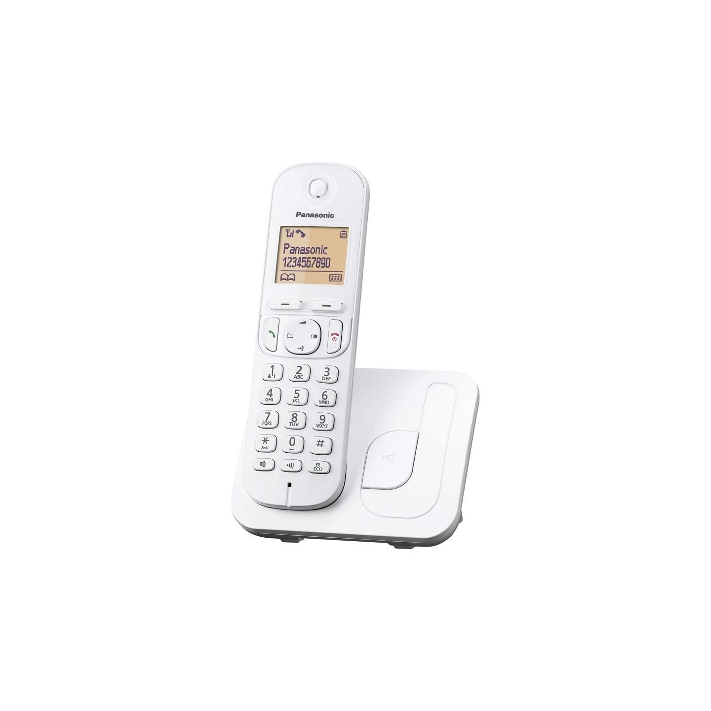 Teléfono inalámbrico panasonic kx-tg210sp/ blanco