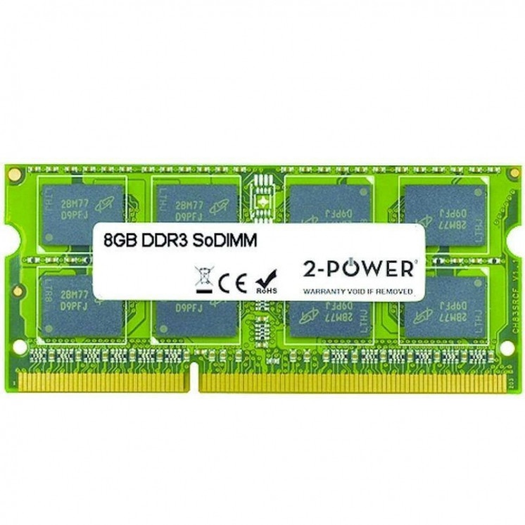 Memoria ram 2-power multispeed 8gb/ ddr3l/ 1066/ 1333/ 1600mhz/ 1.35v/ cl7/9/11/ sodimm