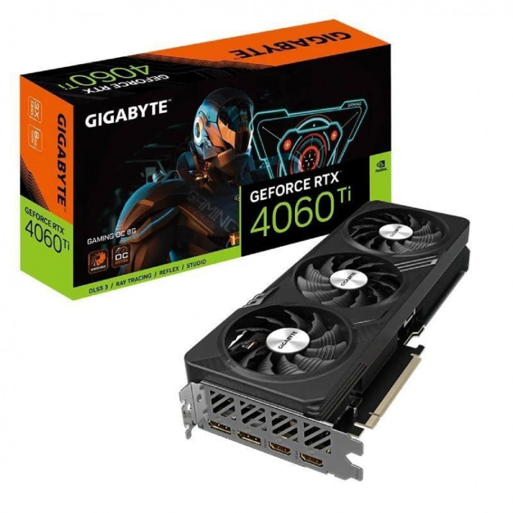 Tarjeta gráfica gigabyte geforce rtx 4060 ti gaming oc 8g/ 8gb gddr6