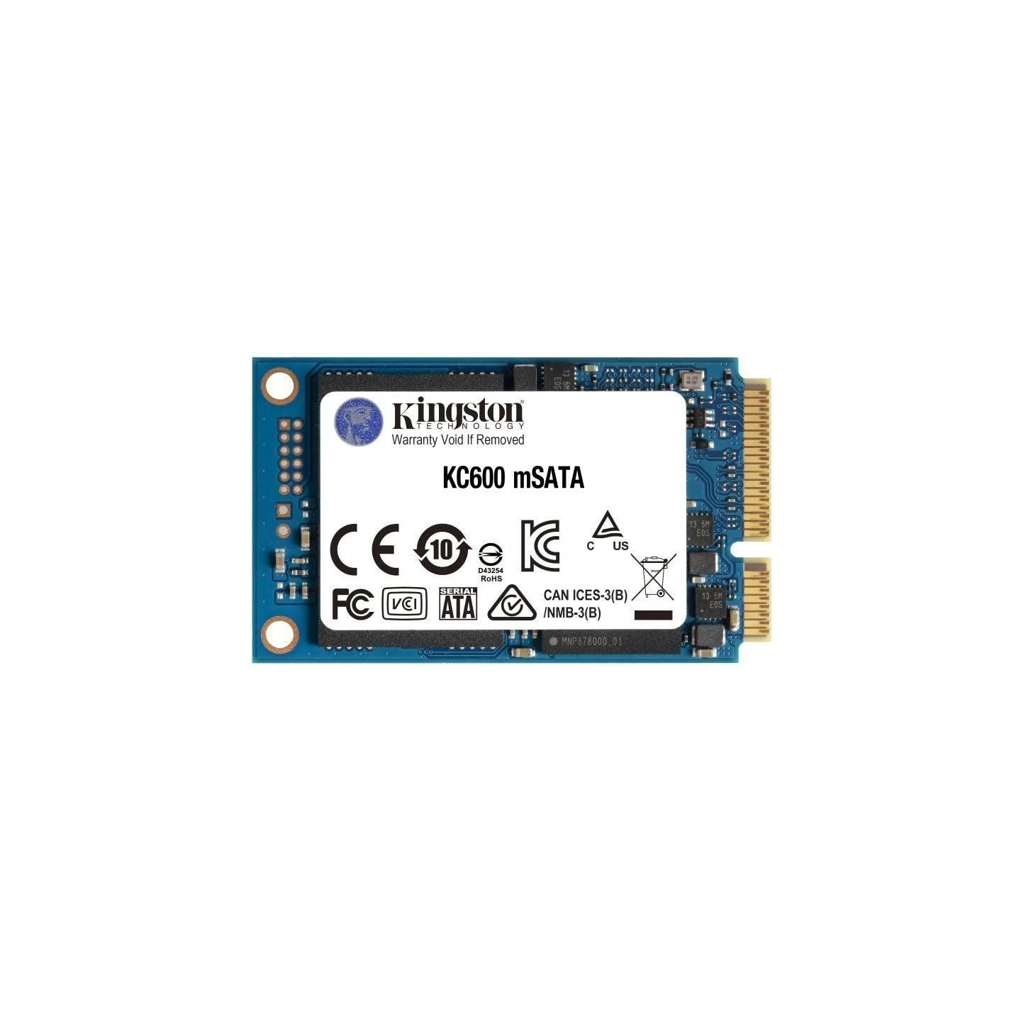 Disco ssd kingston kc600 512gb/ msata/ full capacity