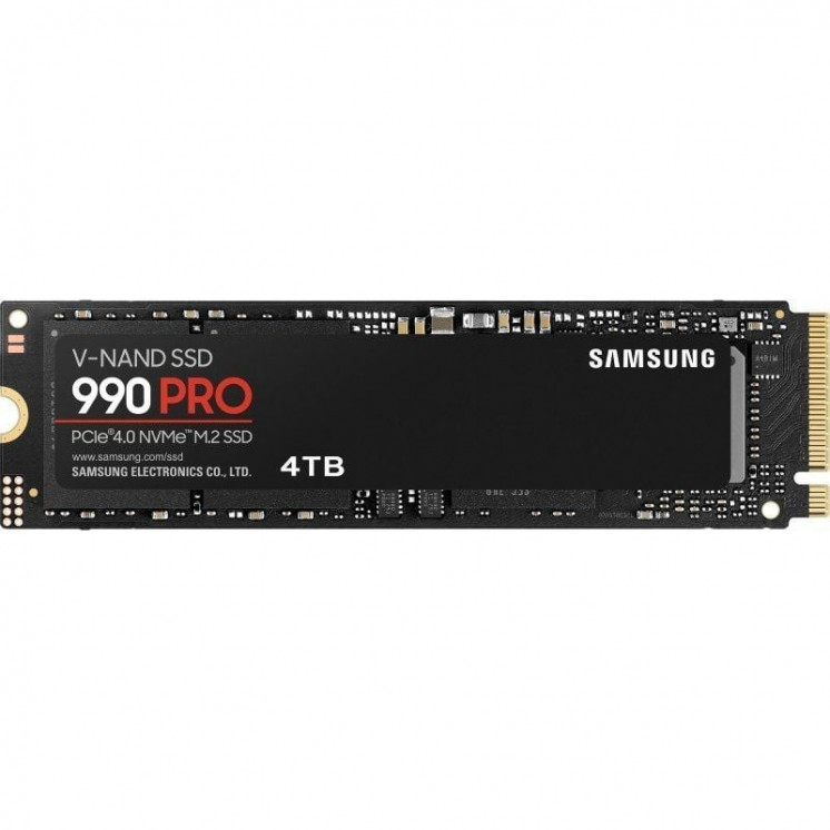 Disco ssd samsung 990 pro 4tb/ m.2 2280 pcie 4.0/ compatible con ps5 y pc/ full capacity