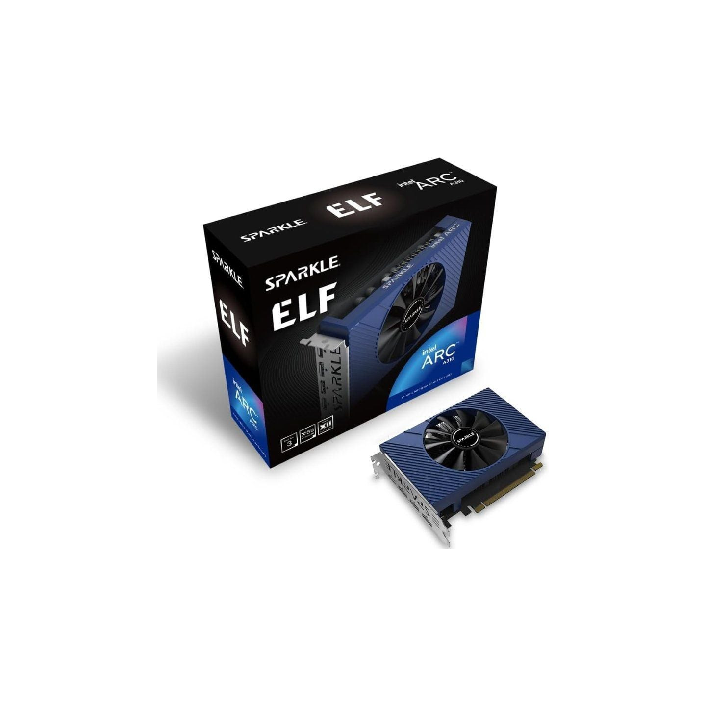 Tarjeta gráfica sparkle intel arc a310 elf/ 4gb gddr6