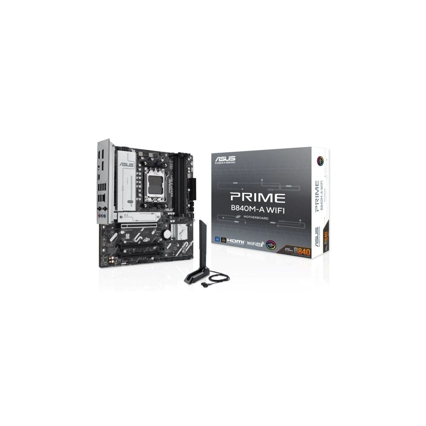 Placa base asus prime b840m-a wifi socket am5/ micro atx