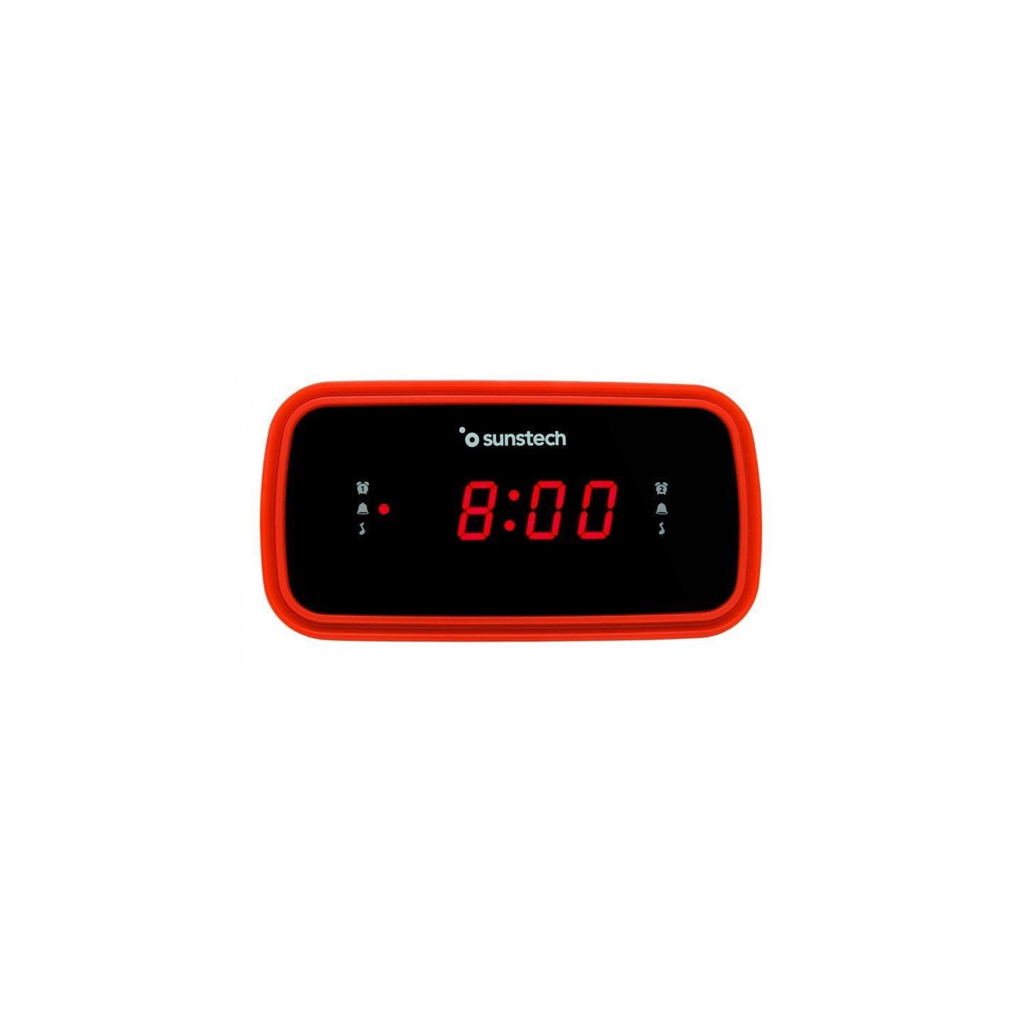 Despertador sunstech frd60rd/ radio fm