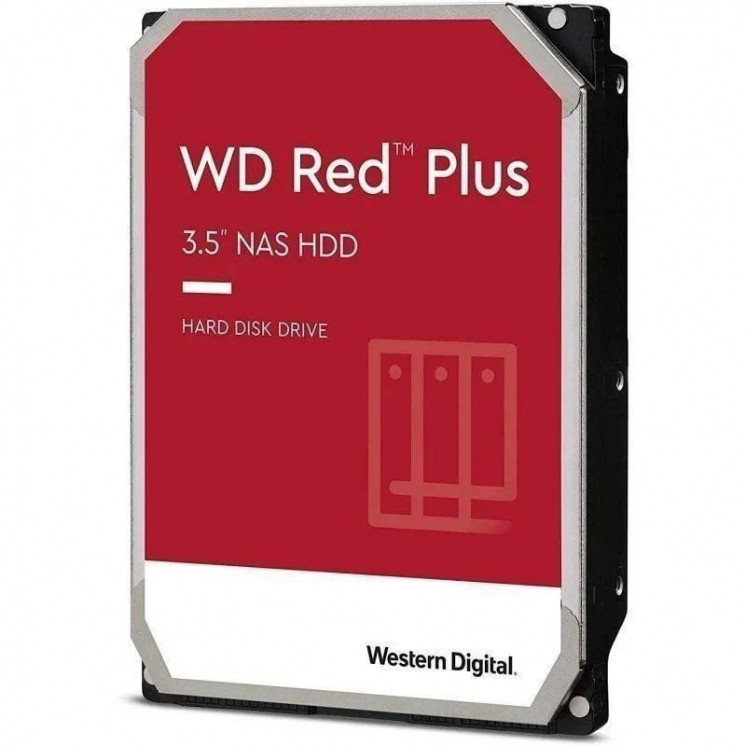 Disco duro western digital wd red plus nas 6tb/ 3.5'/ sata iii/ 256mb