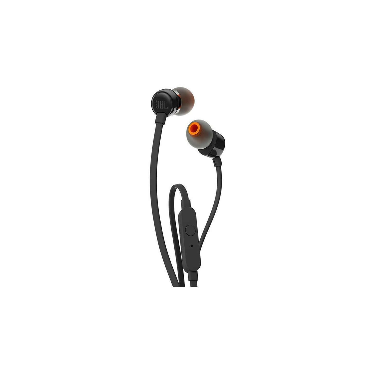 Auriculares intrauditivos jbl tune 110/ con micrófono/ jack 3.5/ negros