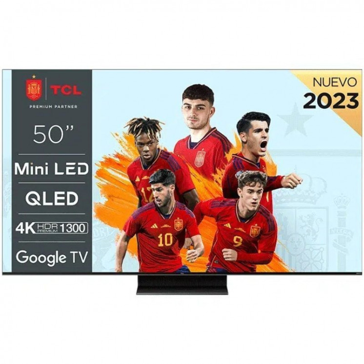 Televisor tcl qled-mini led 50c805 50'/ ultra hd 4k/ smart tv/ wifi