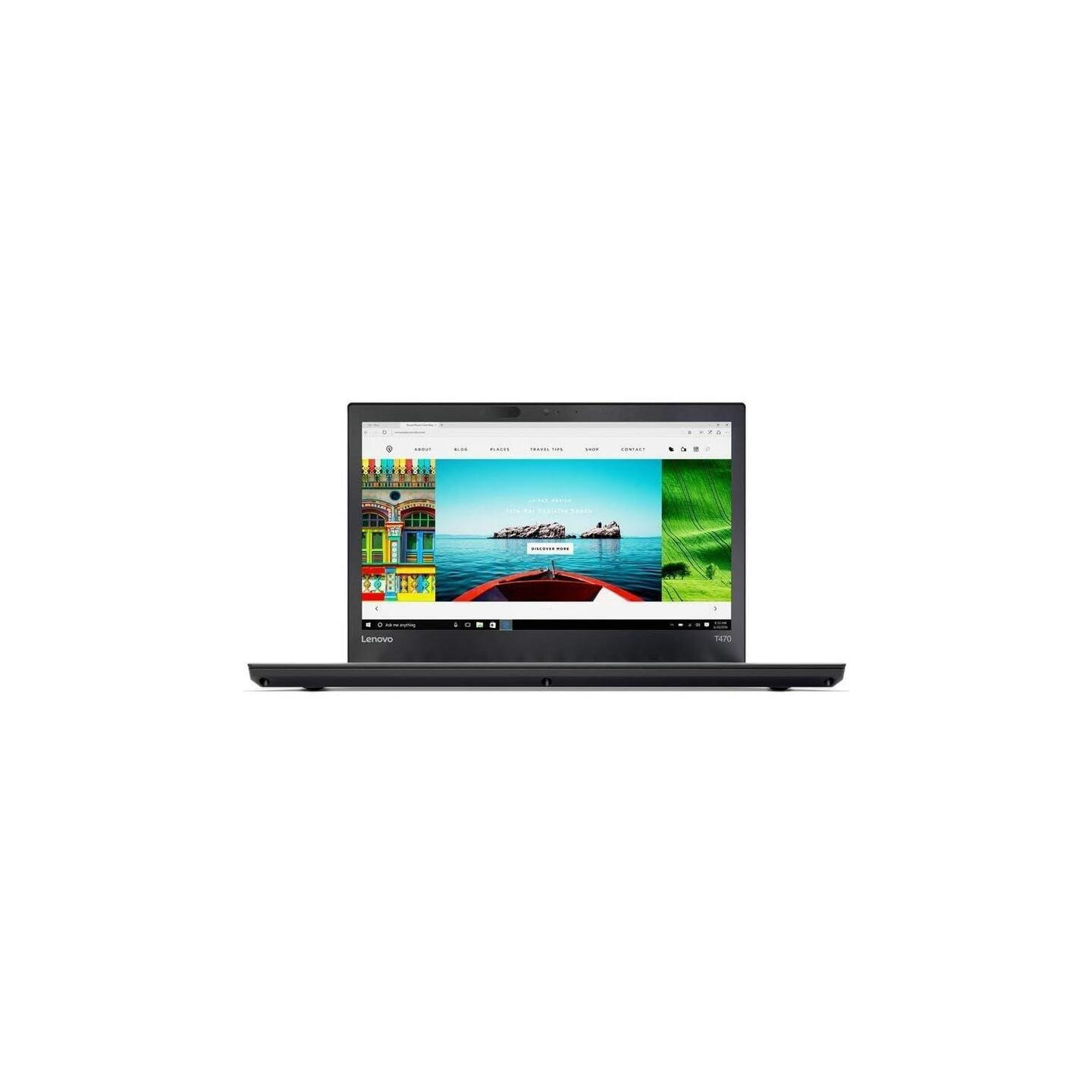 Portatil Reacondicionado Lenovo t470s i5-7300u 8gb 256gb-Ssd 14" w10 Pro Instalado Teclado Español 1 Año De Garantia