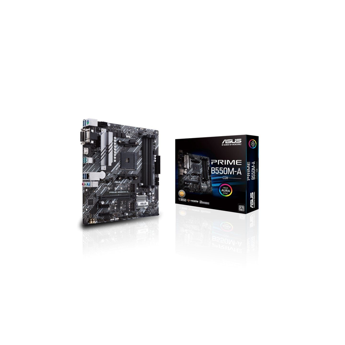 Placa base asus prime b550m-a/csm socket am4/ micro atx