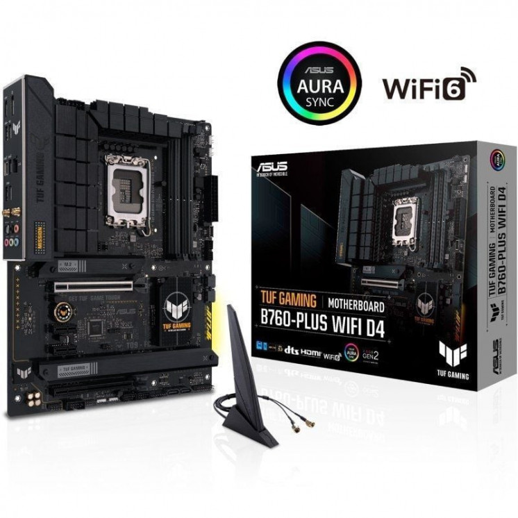 Placa base asus tuf gaming b760-plus (wi-fi) d4 socket 1700