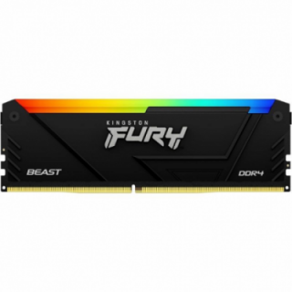 Memoria ram kingston fury beast rgb 16gb/ ddr4/ 3200mhz/ 1.35v/ cl16/ dimm