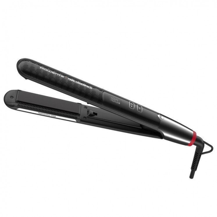 Plancha para el pelo rowenta sf466lf0 k/ pro stylist/ negra