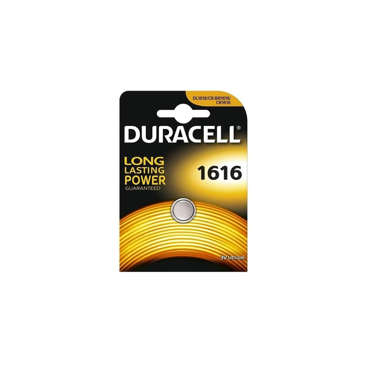 Pila de botón duracell cr1616/ 3v