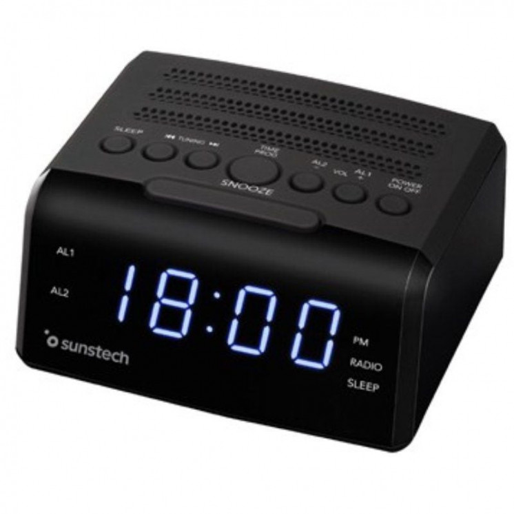 Despertador sunstech frd35u/ radio fm