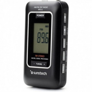 Radio portátil sunstech rpd12/ negro