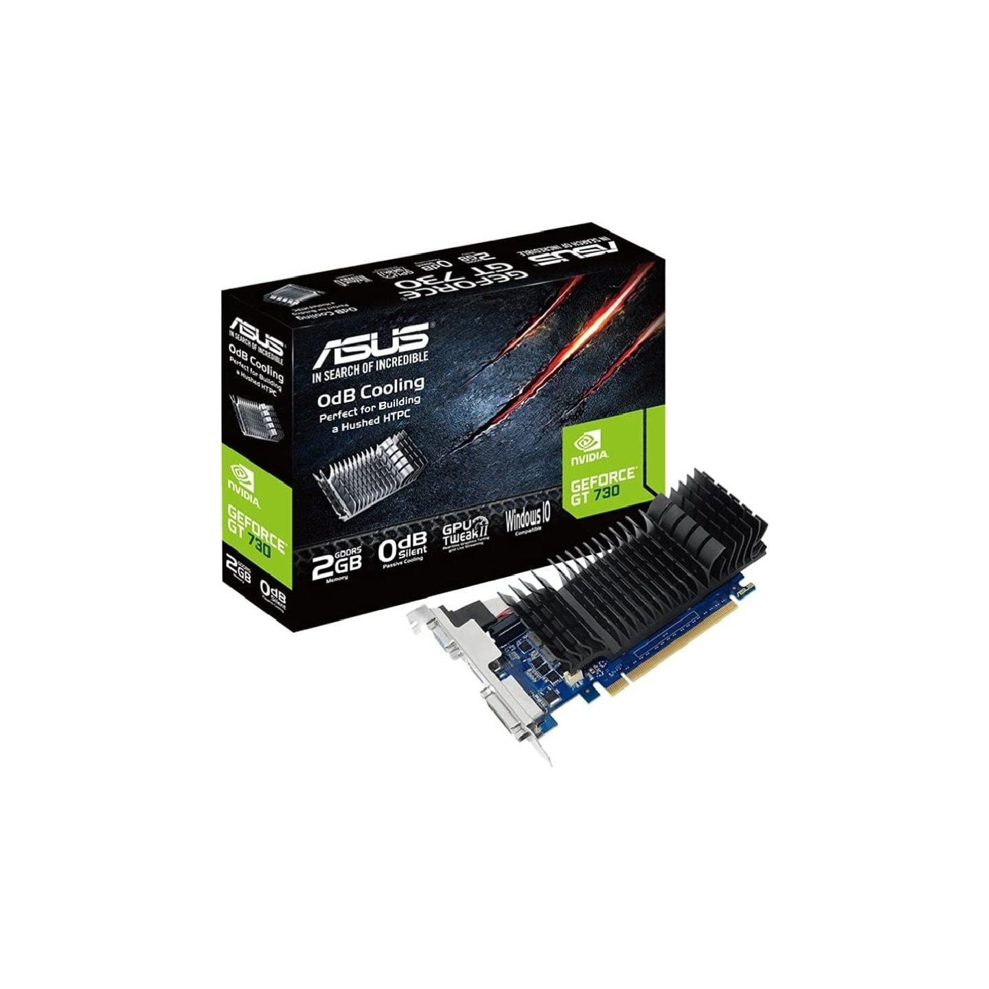 Tarjeta gráfica asus geforce gt 730/ 2gb gddr5