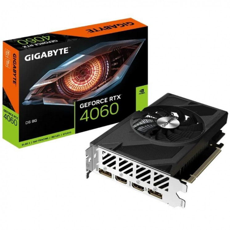 Tarjeta gráfica gigabyte geforce rtx 4060 d6 8g/ 8gb gddr6