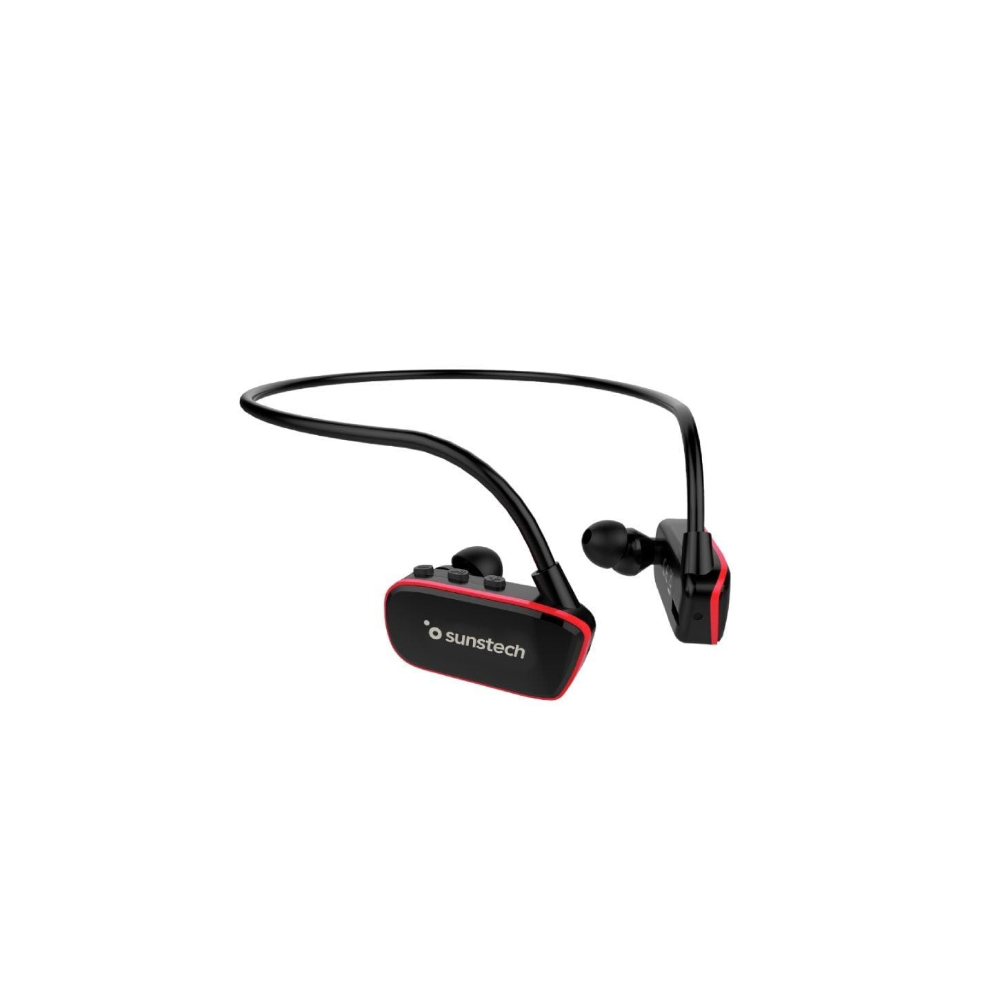 Reproductor mp3 sunstech argos 8gb/ resistente al agua/ rojos y negros