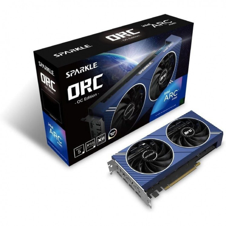 Tarjeta gráfica sparkle intel arc a580 orc oc/ 8gb gddr6