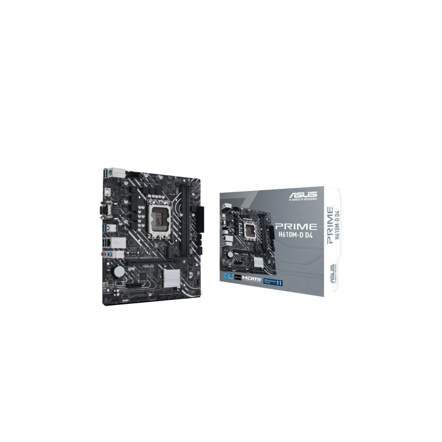 Placa base asus prime h610m-d d4/ socket 1700/ micro atx