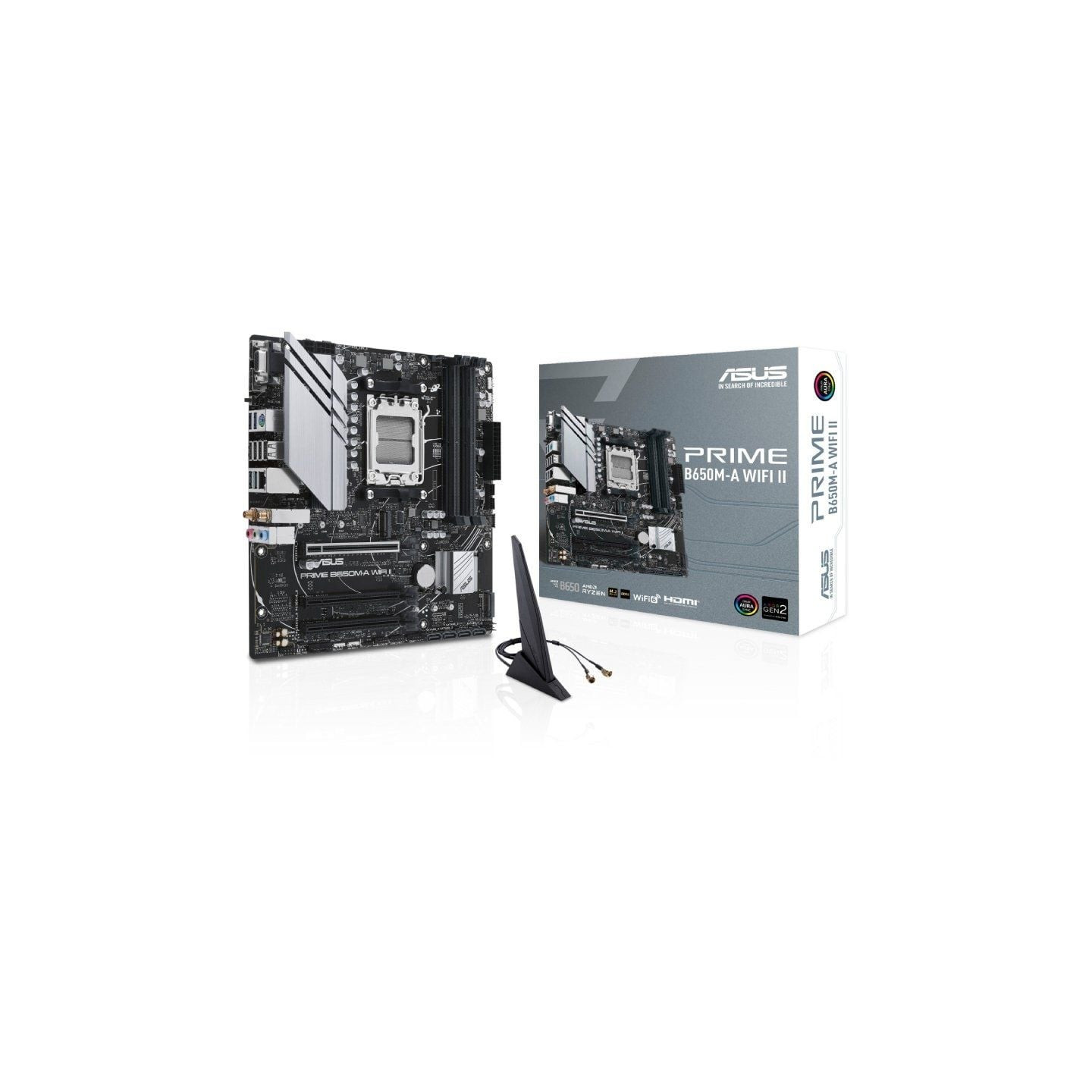 Placa base asus prime b650m-a wifi ii socket am5/ micro atx