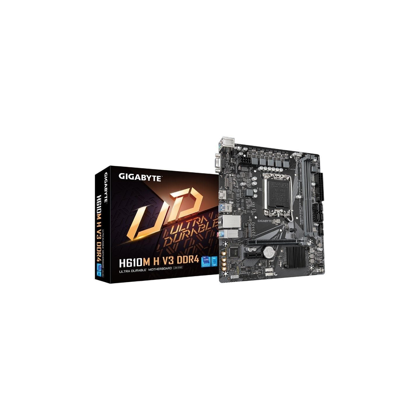 Placa base gigabyte h610m h v3 ddr4 socket 1700/ micro atx