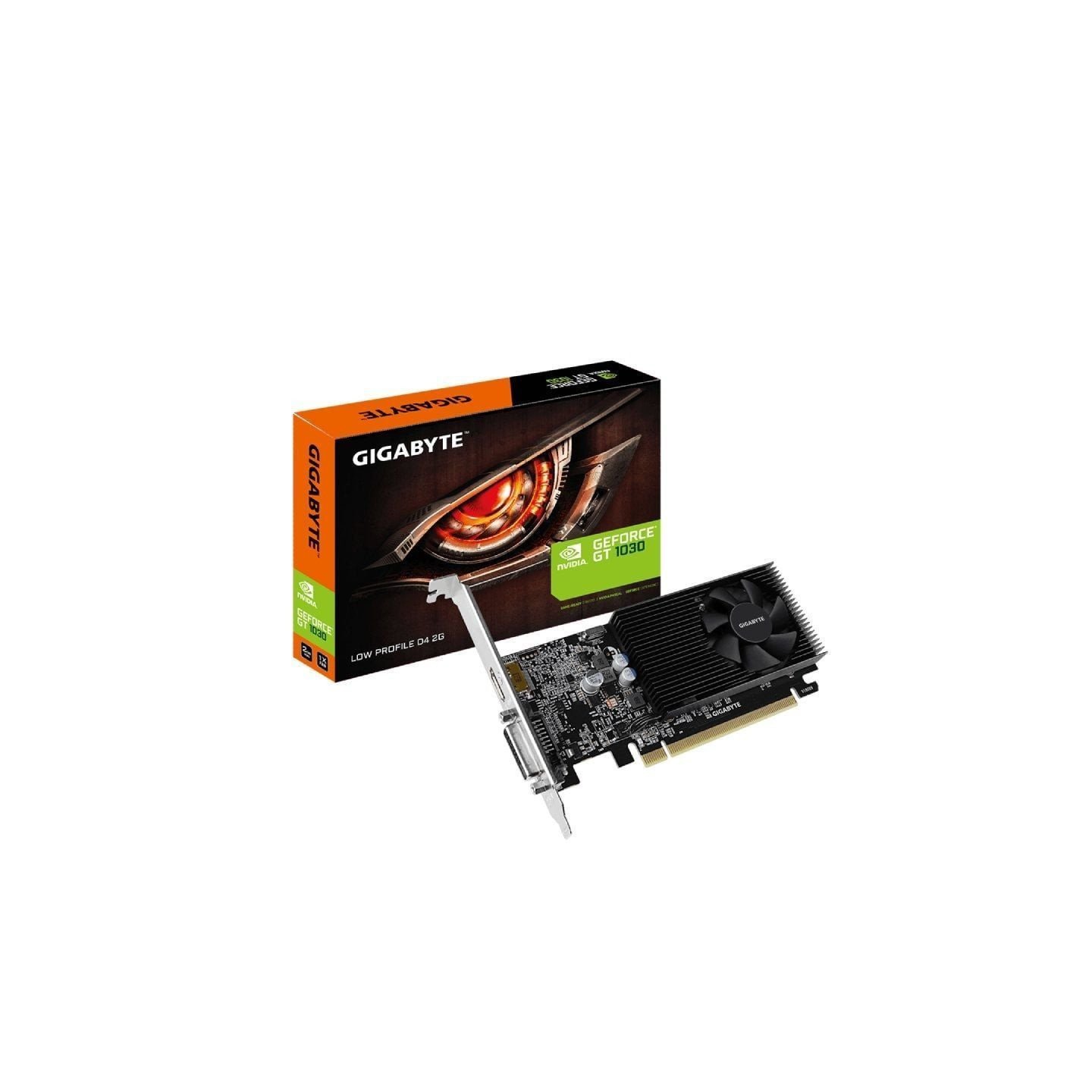 Tarjeta gráfica gigabyte geforce gt 1030 d4 2g/ 2gb gddr4/ compatible con perfil bajo