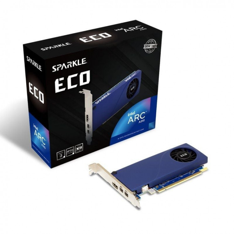 Tarjeta gráfica sparkle intel arc a380 elf/ 6gb gddr6