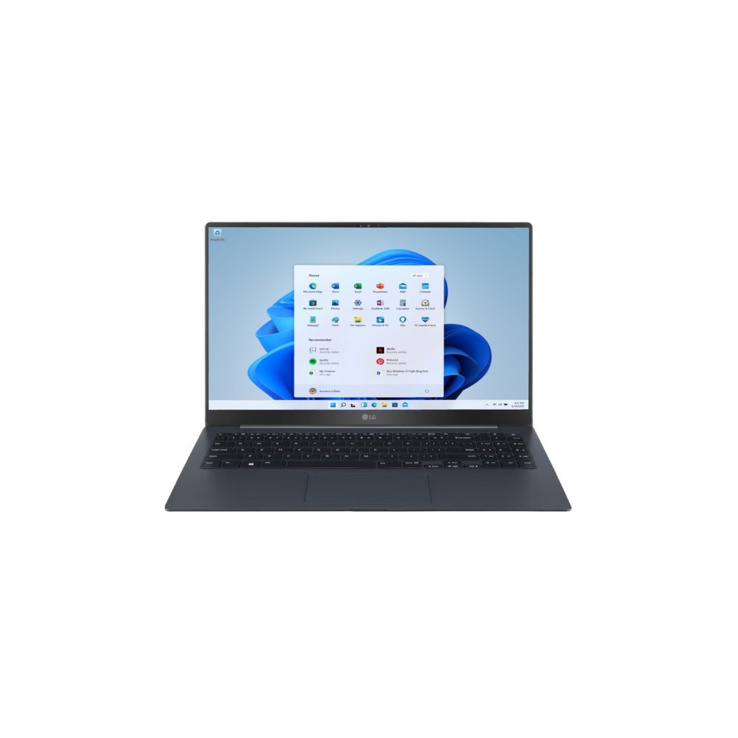 Portátil lg gram superslim 15z90st-g.ad75b intel core ultra 7-155h/ 32gb/ 512gb ssd/ 15.6'/ win11