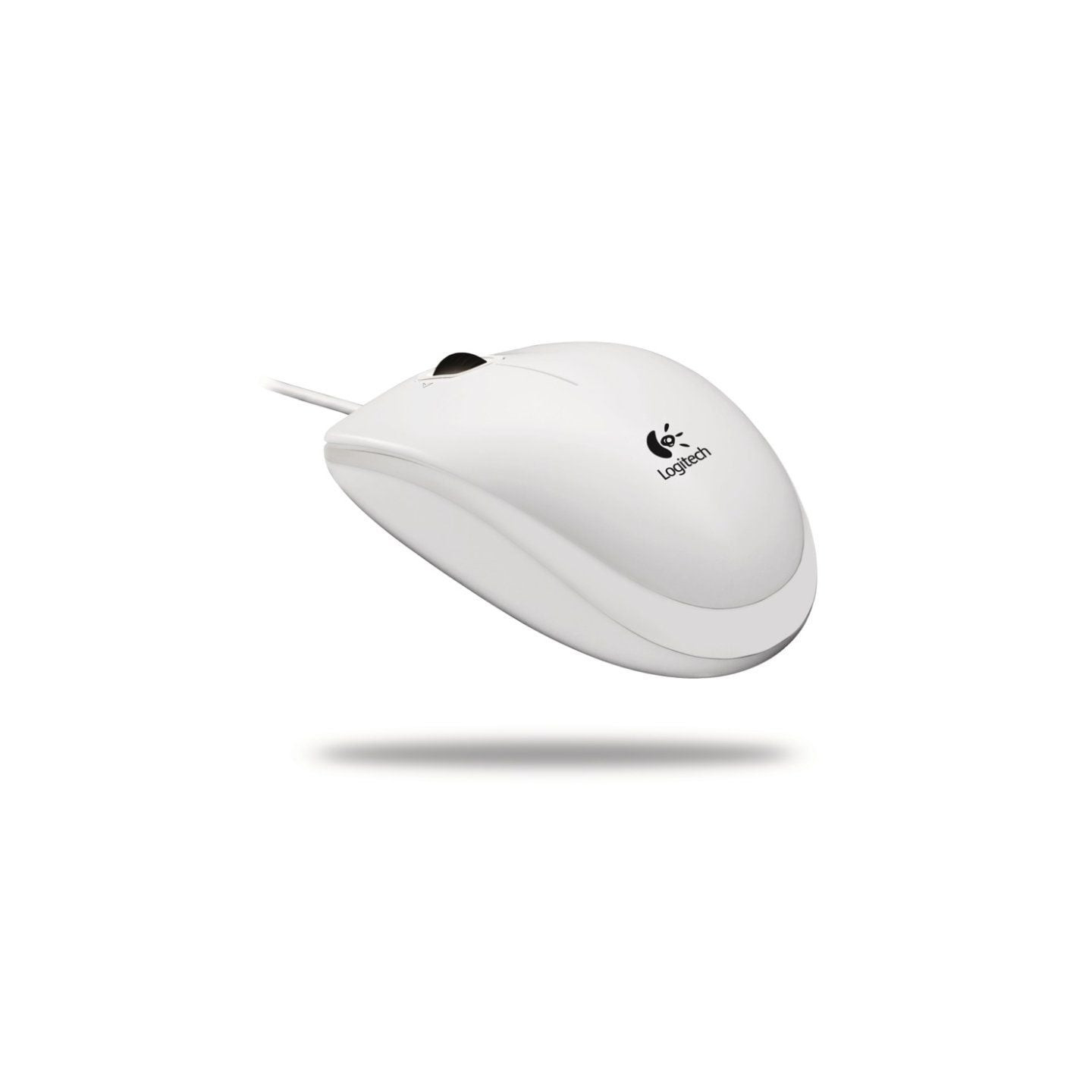 Ratón logitech b100/ hasta 800 dpi/ blanco