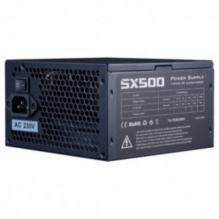 Fuente de alimentación hiditec sx 500 bulk/ 500w/ ventilador 12cm/ incluye cable de alimentación 1.5m