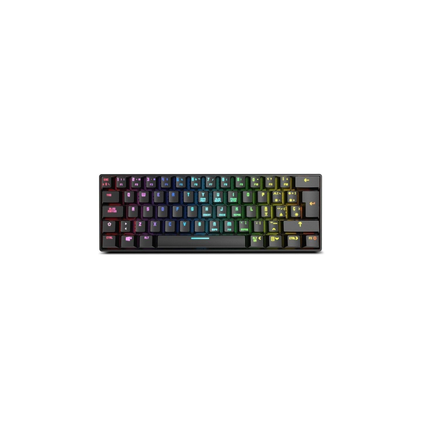 Teclado Gaming Mecánico Inalámbrico Krom Kluster/ Negro