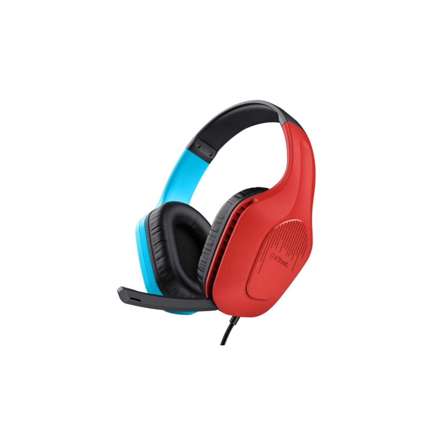 Auriculares Gaming con Micrófono Trust Gaming GXT 416S Zirox/ Jack 3.5/ Azules y Rojos