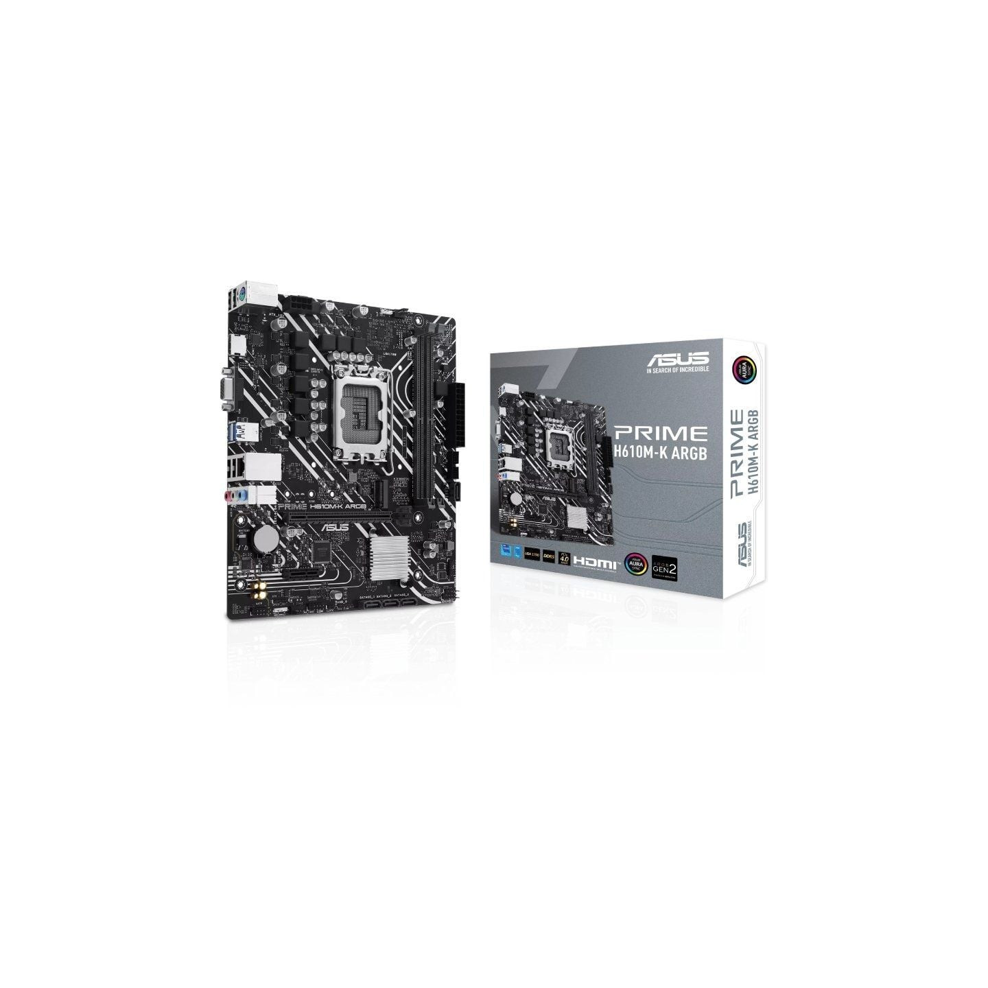 Placa base asus prime h610m-k argb socket 1700/ micro atx