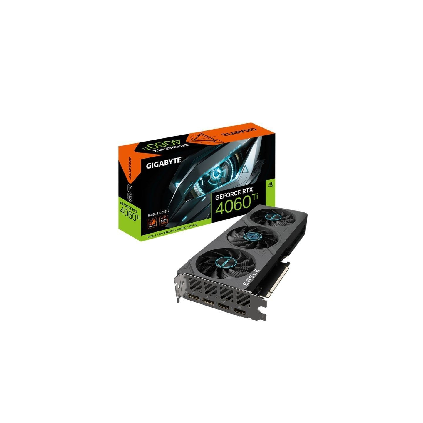 Tarjeta gráfica gigabyte geforce rtx 4060 ti eagle oc 8g/ 8gb gddr6