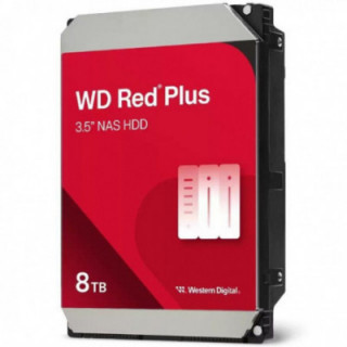 Disco duro western digital wd red plus nas 8tb/ 3.5'/ sata iii/ 256mb